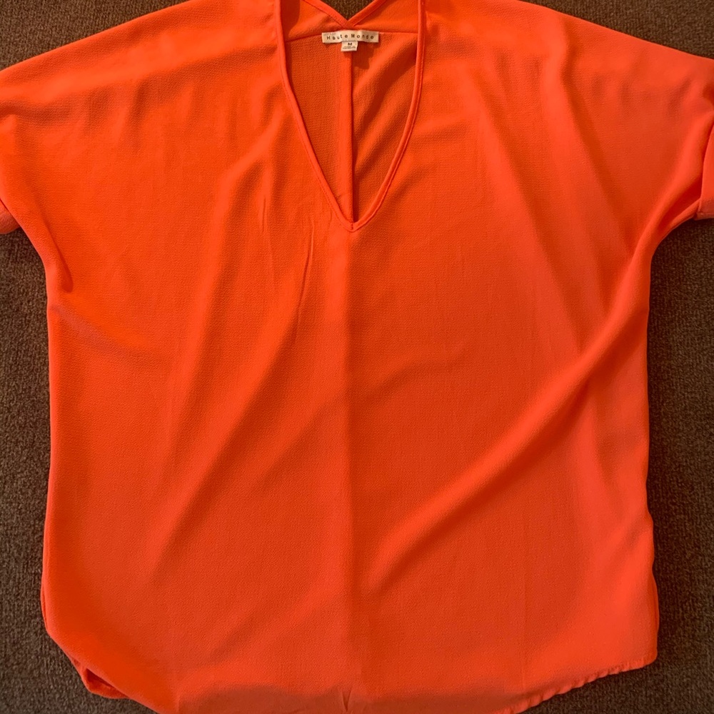 Orange blouse Francesca’s